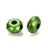 UV Plating Acrylic European Beads OACR-E033-22-07-2