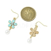 Alloy Enamel Dangle Earrings EJEW-JE06294-02-3
