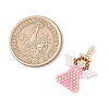 Beaded Angel Charms PALLOY-MZ01207-3
