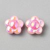 Plating Acrylic Beads MACR-WH0007-128A-1