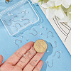 300Pcs 316 Surgical Stainless Steel Earring Hooks STAS-BBC0010-62P-3