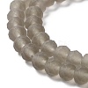 Transparent Glass Beads Strands X1-EGLA-A034-T6mm-MD16-4