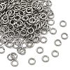 Tarnish Resistant 304 Stainless Steel Open Jump Rings X-STAS-Q186-02-4x0.7mm-2