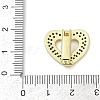 Brass Micro Pave Cubic Zirconia Slide Charms KK-D317-120G-3