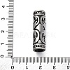 304 Stainless Steel Glossy European Beads STAS-S171-08AS-3
