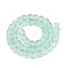 Handmade Foil Glass Beads Strands FOIL-Q002-04F-2