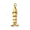 Brass Micro Pave Cubic Zirconia Pendants KK-R217-01G-09-1