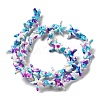 Synthetic Turquoise Dyed Beads Strands X-G-P507-04E-3