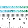Gradient Color Baking Paint Glass Bead Strands DGLA-A039-T4mm-A018-5