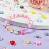 300Pcs 6 Style Transparent & Opaque & Spray Painted Acrylic Beads TACR-YW0001-46-4