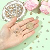 600Pcs 6 Styles CCB Plastic Bead Caps CCB-YW0001-78-3