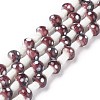 Mushroom Handmade Lampwork Beads Strands LAMP-R116-10-1
