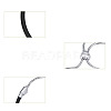 Adjustable 925 Sterling Silver Slider Bracelets BJEW-FF0011-02-5