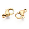 304 Stainless Steel Lobster Claw Clasps STAS-T065-13mm-34G-2