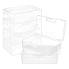 Plastic Bead Containers with Hinged Lid AJEW-WH0479-88A-1