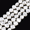 ABS Plastic Imitation Pearl Beads Strands KY-N015-14A-1