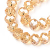 Electroplate Glass Beads Strands EGLA-A034-T6mm-A30-2