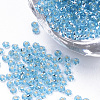 Silver Lined 15/0 Glass Seed Beads SEED-Q025-1.5mm-C05-1