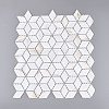 Natural Freshwater Shell Mosaic Tile Cabochons SHEL-Q029-08-3