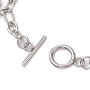 Halloween Theme 304 Stainless Steel Charm Bracelets for Women BJEW-JB10754-4