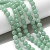 Natural Green Aventurine Round Beads Strands X-G-S150-8mm-2-6