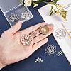 12Pcs 6 Style 304 & 201 Stainless Steel Pendants STAS-SZ0002-53-2