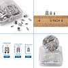 304 Stainless Steel Folding Crimp Ends STAS-TA0004-34-12
