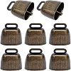 Retro Iron Bell Pendants IFIN-NB0001-28-1