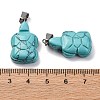 Natural & Synthetic Mixed Gemstone Pendants G-B127-06P-3