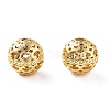 Rack Plating Brass Beads KK-S377-11G-1