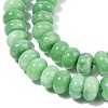 Dyed Natural White Jade Beads Strands G-G107-A18-01-3