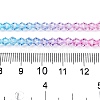 Gradient Color Baking Paint Glass Bead Strands X-DGLA-A039-T2mm-A07-5