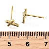 925 Sterling Silver Clear Cubic Zirconia Stud Earrings EJEW-Q030-04G-3