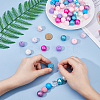 60Pcs Acrylic Beads OACR-WH0001-08C-3