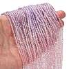 Transparent Painted Glass Beads Strands LS-DGLA-A034-T2mm-A05-2