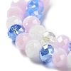 Glass Beads Strands EGLA-A034-M8mm-18-2