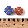 Baking Paint Glass Beads DGLA-G004-01F-3