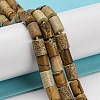 Natural Picture Jasper Beads Strands G-Q1008-A11-4