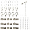 50 Pieces DIY Ribbon Ends Making Kits DIY-YW0001-99B-P-1