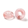Watermelon Stone Glass European Beads G-R488-02I-3