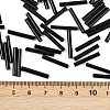 Opaque Glass Bugle Beads SEED-R028-2x18-C01-2