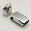 304 Stainless Steel Magnetic Clasps with Glue-in Ends STAS-C007-7-3
