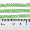 Baking Paint Imitation Jade Glass Bead Strands DGLA-A034-J4MM-A9-4
