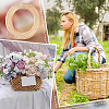Flat Natural Bamboo Wicker Strips AJEW-WH0258-950A-5