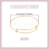 15Pcs Stainless Steel Adjustable Bangle Making BJEW-UN0001-64G-3