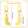 Resin Pendants Decoration HJEW-YW00087-01-3