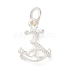 925 Sterling Silver Anchor Charms STER-G045-02S-1
