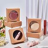 Foldable Kraft Paper Boxes CON-WH0068-63B-6