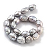Dyed Natural Cultured Freshwater Pearl Beads Strands PEAR-P062-28D-3
