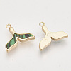 Synthetic Malachite Pendants X-KK-T054-32G-NF-2